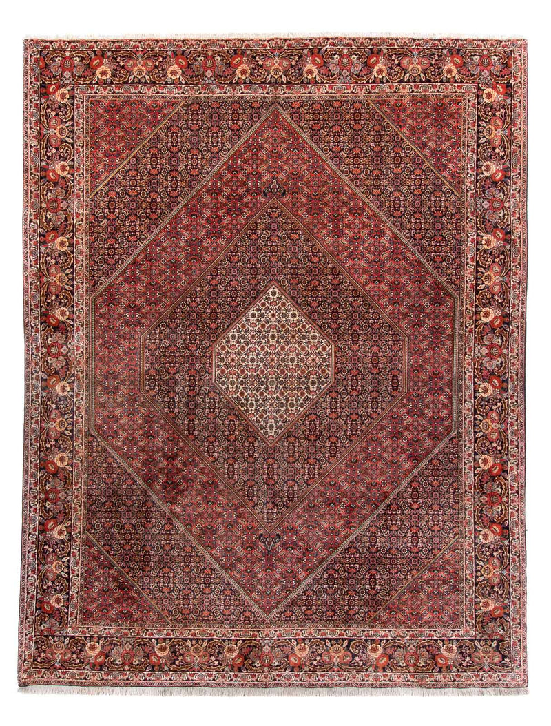 Persisk tæppe - Bijar - 350 x 250 cm - rød