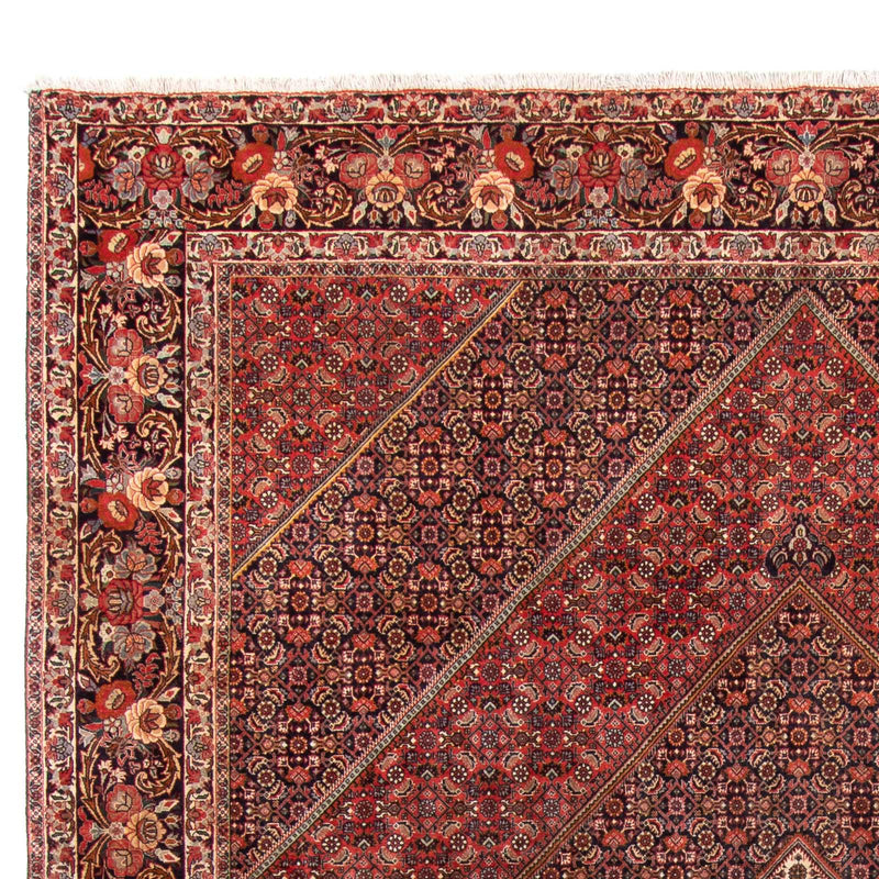 Persisk tæppe - Bijar - 350 x 250 cm - rød