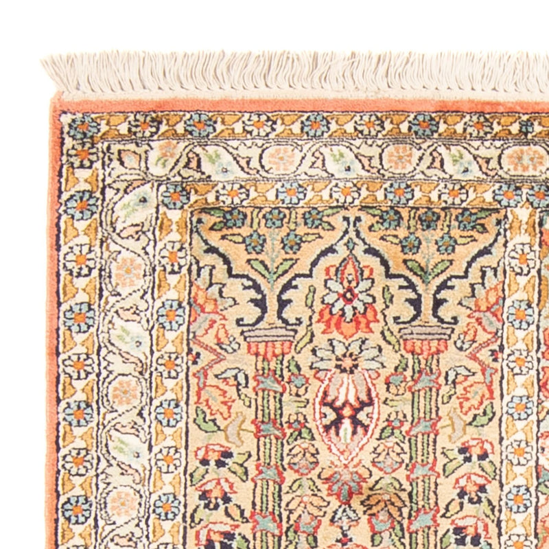 Silketæppe - Kashmir Silk - 155 x 80 cm - flerfarvet