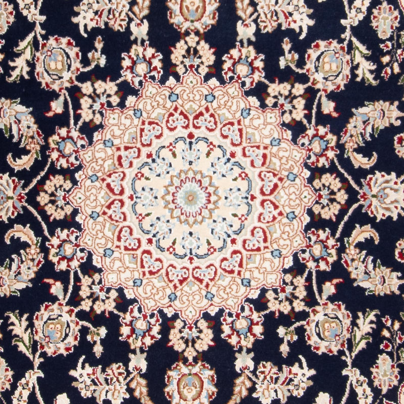 Orientalsk tæppe - Nain - Indus - 196 x 134 cm - mørkeblå