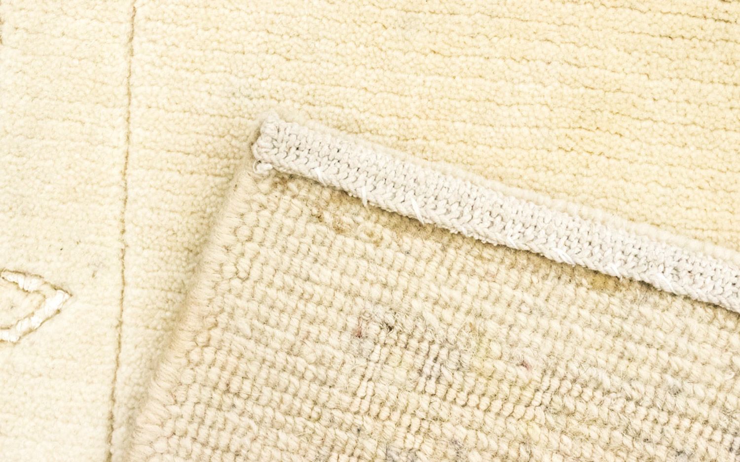 Løber Nepal Tæppe - 195 x 74 cm - beige