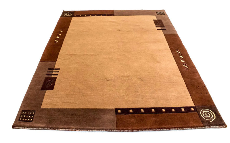 Nepal Tæppe - 191 x 148 cm - brun