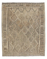 Kelim Carpet - Splash - 196 x 162 cm - flerfarvet