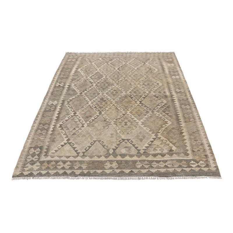 Kelim Carpet - Splash - 196 x 162 cm - flerfarvet