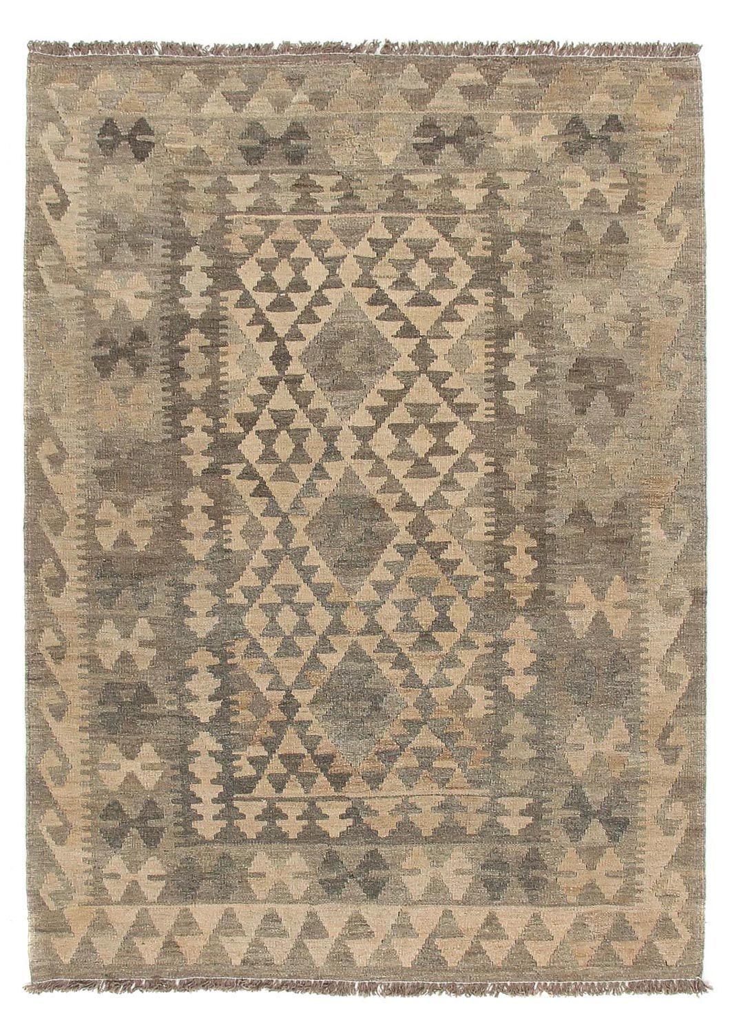 Kelim Carpet - Splash - 174 x 125 cm - flerfarvet