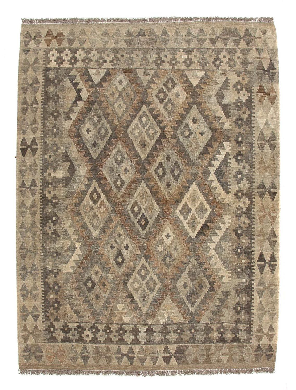 Kelim Carpet - Splash - 179 x 129 cm - flerfarvet