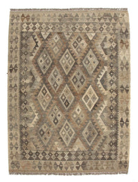 Kelim Carpet - Splash - 179 x 129 cm - flerfarvet