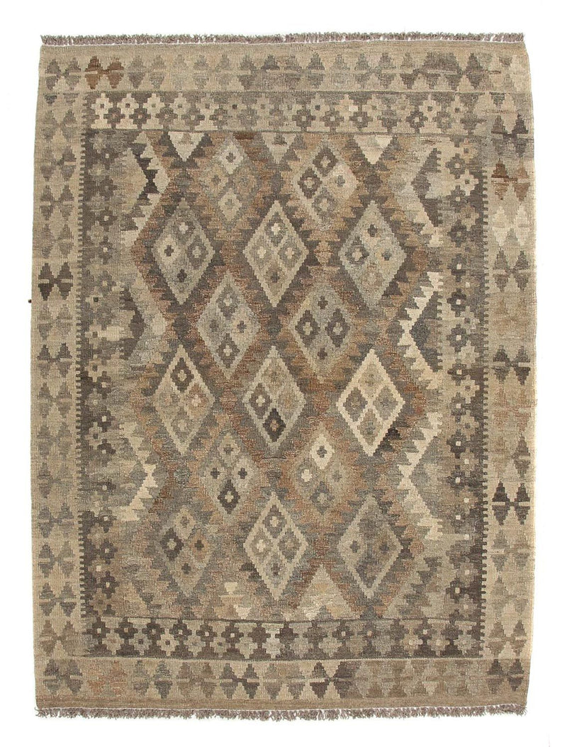 Kelim Carpet - Splash - 179 x 129 cm - flerfarvet