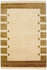 Gabbeh-tæppe - Indus - 185 x 122 cm - beige