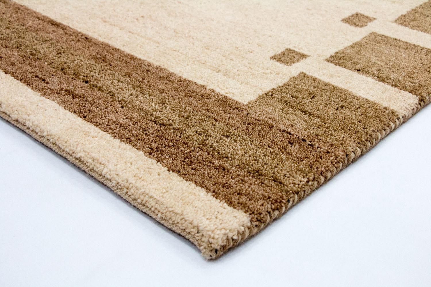 Gabbeh-tæppe - Indus - 185 x 122 cm - beige