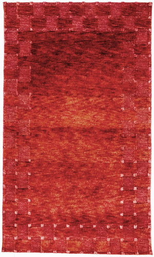 Nepal Tæppe - 150 x 92 cm - rød