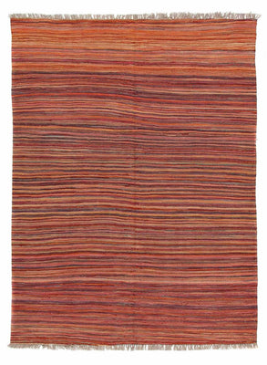 Kelim Carpet - Splash - 198 x 140 cm - flerfarvet