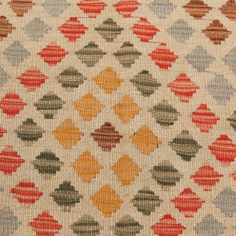 Løber Kelim Carpet - Splash - 198 x 97 cm - flerfarvet