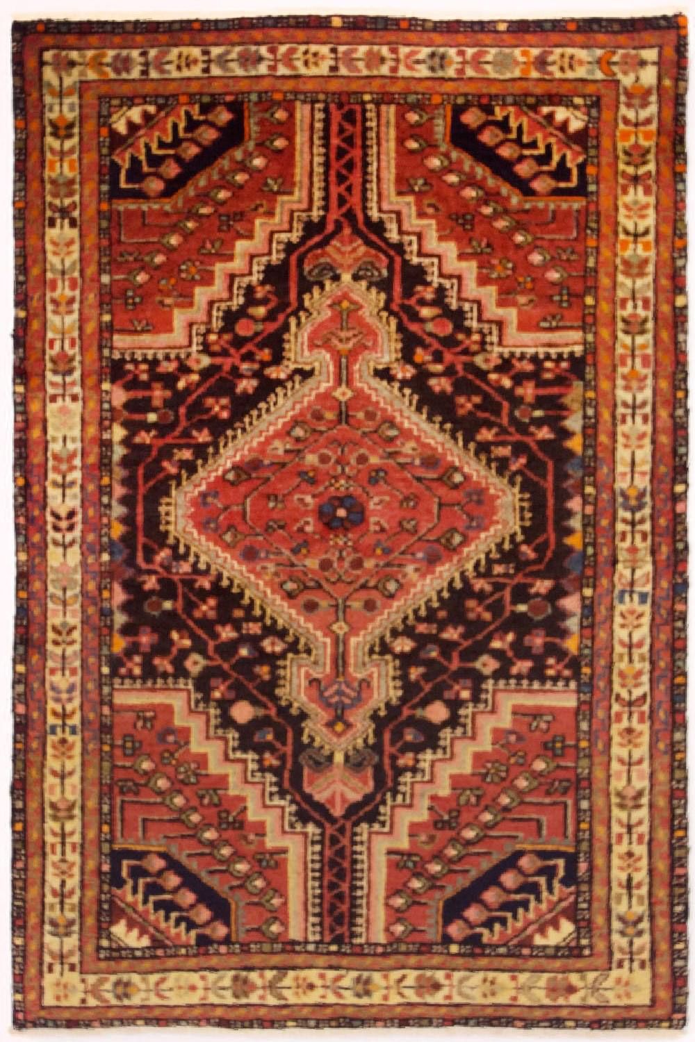 Persisk tæppe - Nomadisk - 148 x 97 cm - blå