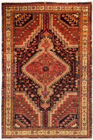 Persisk tæppe - Nomadisk - 148 x 97 cm - blå