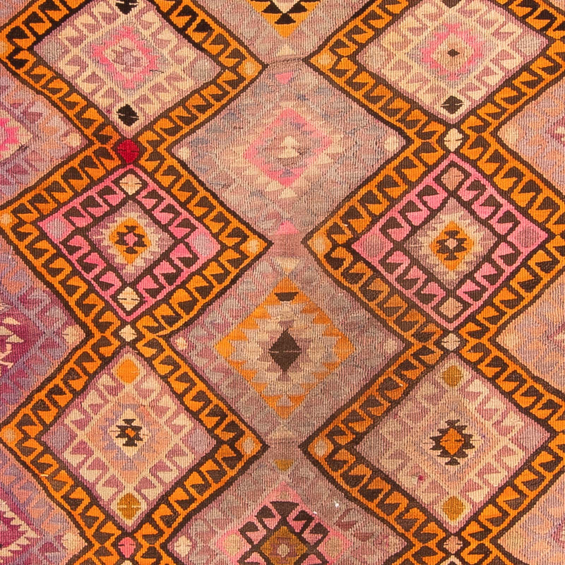 Løber Kelim-tæppe - gammelt - 320 x 155 cm - flerfarvet