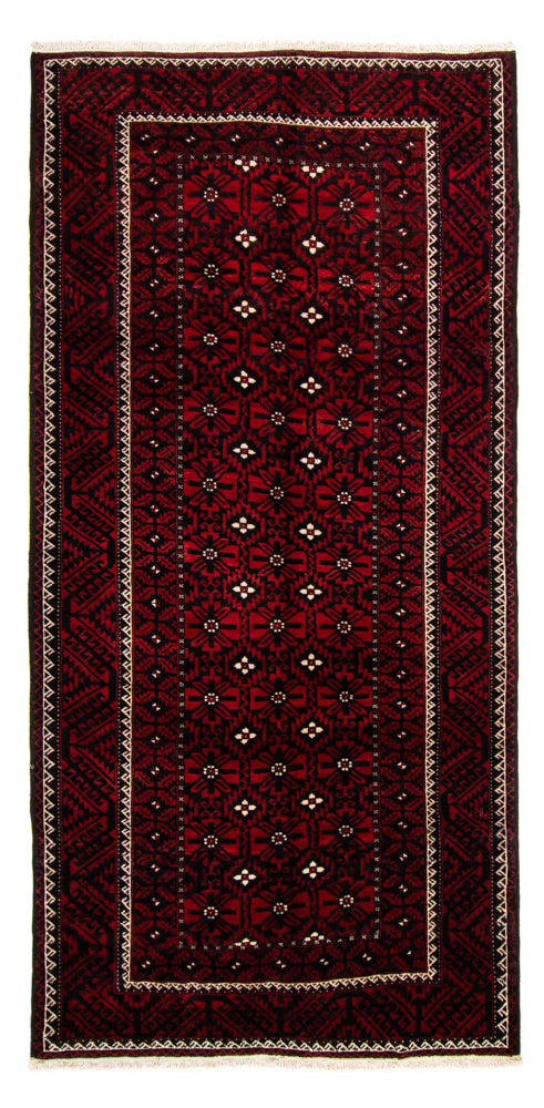 Persisk tæppe - Nomadisk - 304 x 150 cm - rød