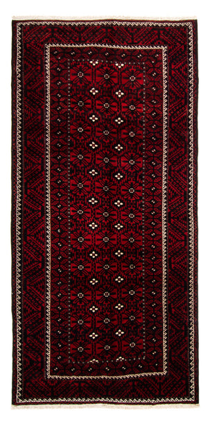 Persisk tæppe - Nomadisk - 304 x 150 cm - rød