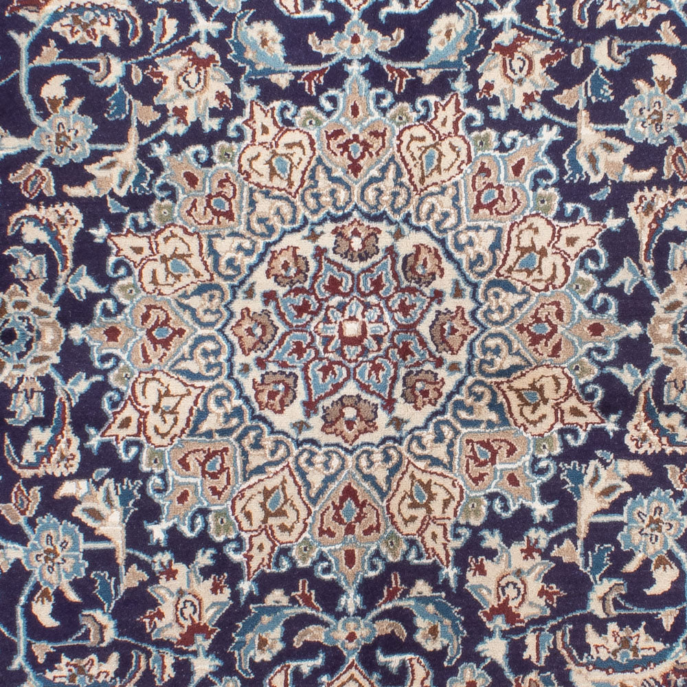 Persisk tæppe - Nain - 248 x 159 cm - mørkeblå