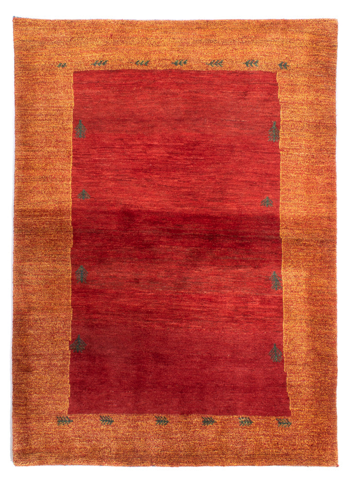 Gabbeh Tæppe - Loribaft Persisk - 198 x 145 cm - rød
