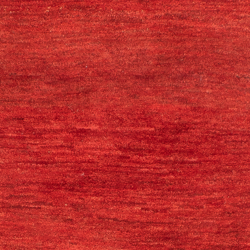 Gabbeh Tæppe - Loribaft Persisk - 198 x 145 cm - rød