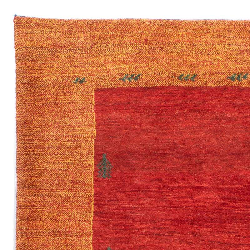 Gabbeh Tæppe - Loribaft Persisk - 198 x 145 cm - rød