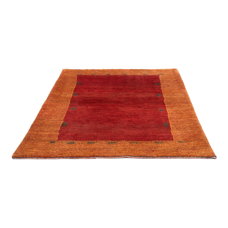 Gabbeh Tæppe - Loribaft Persisk - 198 x 145 cm - rød