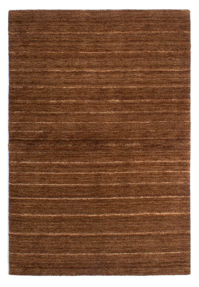 Uldtæppe - 194 x 135 cm - brun