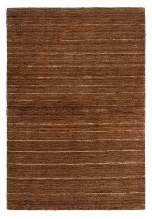 Uldtæppe - 194 x 135 cm - brun