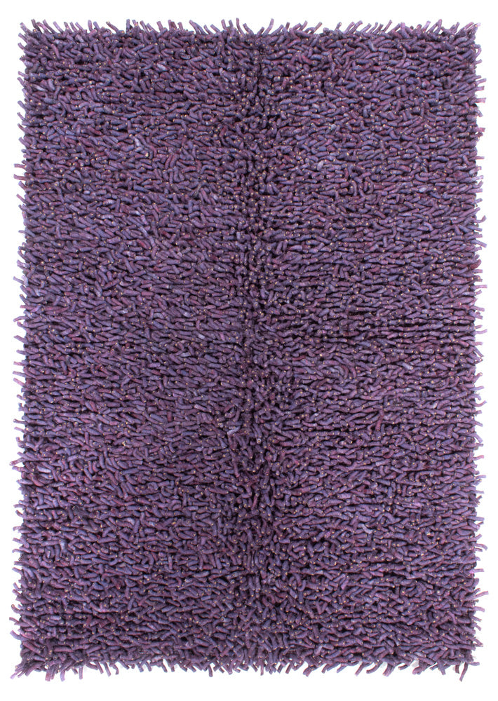 Tæppe med høj pæl - 240 x 170 cm - lilla