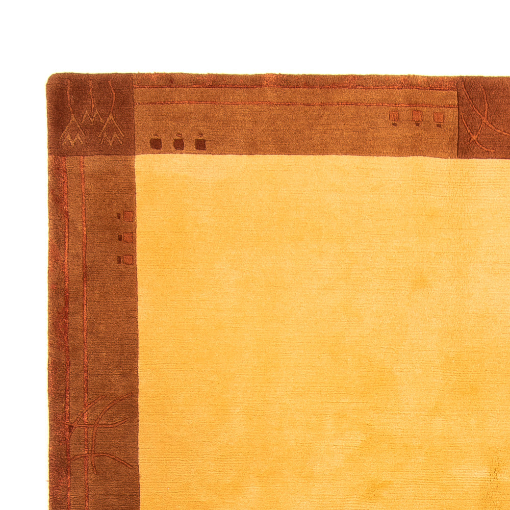 Nepal Tæppe - Royal - 299 x 202 cm - guld