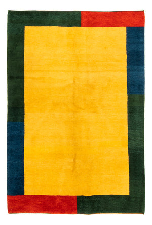Gabbeh-tæppe - Indus - 294 x 200 cm - gul