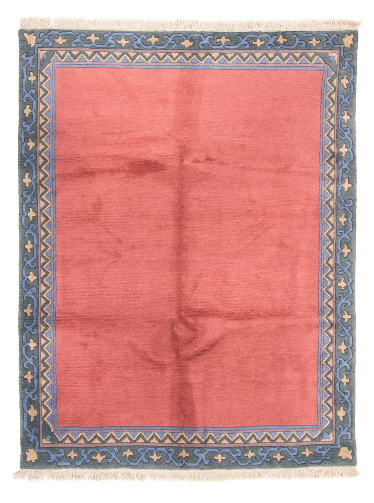 Nepal Tæppe - 251 x 201 cm - laks