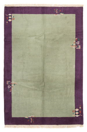 Nepal Tæppe - 300 x 200 cm - lysegrøn