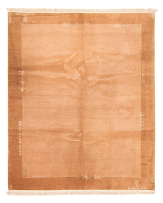 Nepal Tæppe - 250 x 200 cm - laks