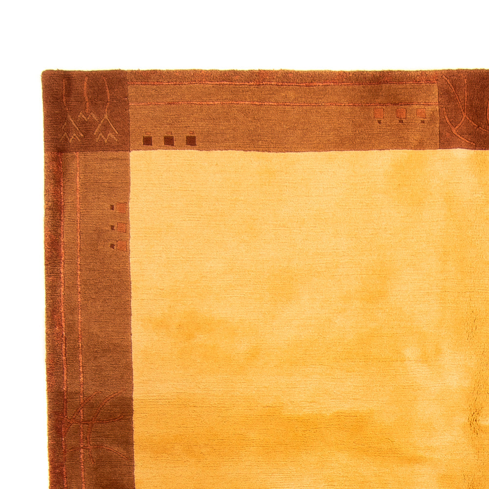 Nepal Tæppe - Royal - 299 x 202 cm - guld