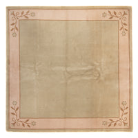 Nepal Tæppe - Royal firkantet  - 250 x 250 cm - olivengrøn