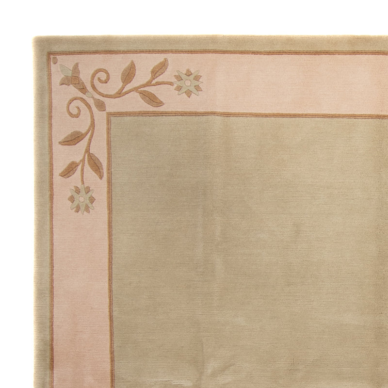 Nepal Tæppe - Royal firkantet  - 250 x 250 cm - olivengrøn