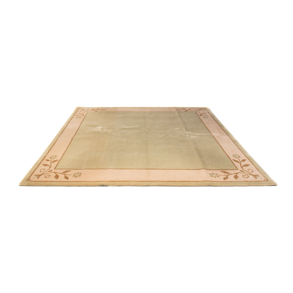 Nepal Tæppe - Royal firkantet  - 250 x 250 cm - olivengrøn