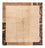 Nepal Tæppe - Royal firkantet  - 204 x 198 cm - beige