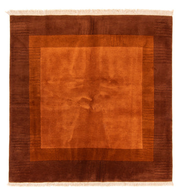 Nepal Tæppe - Royal firkantet  - 205 x 203 cm - brun