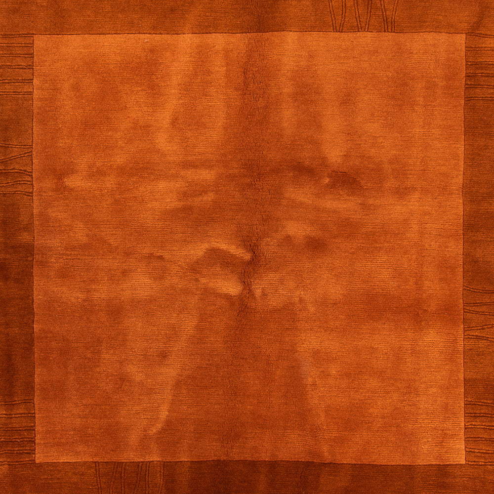 Nepal Tæppe - Royal firkantet  - 205 x 203 cm - brun