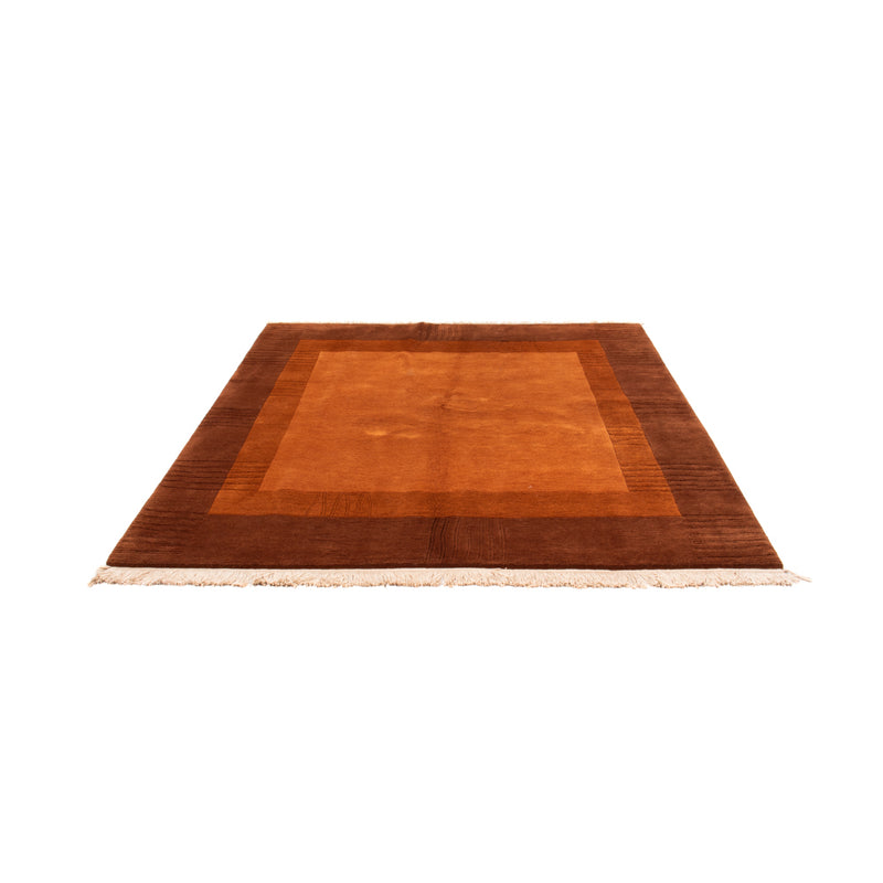 Nepal Tæppe - Royal firkantet  - 205 x 203 cm - brun