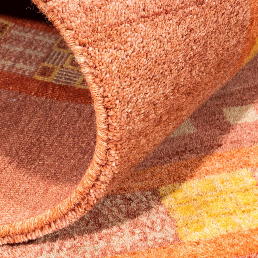 Gabbeh Tæppe - Loribaft Persisk - 170 x 120 cm - karamel