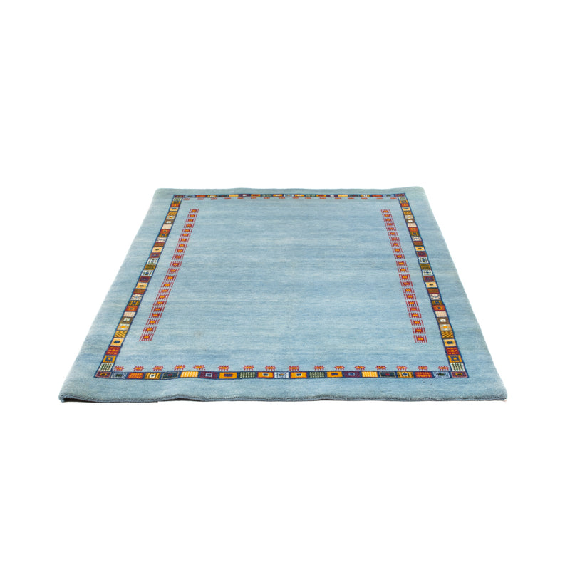 Gabbeh Tæppe - Loribaft Persisk - 174 x 126 cm - lyseblå