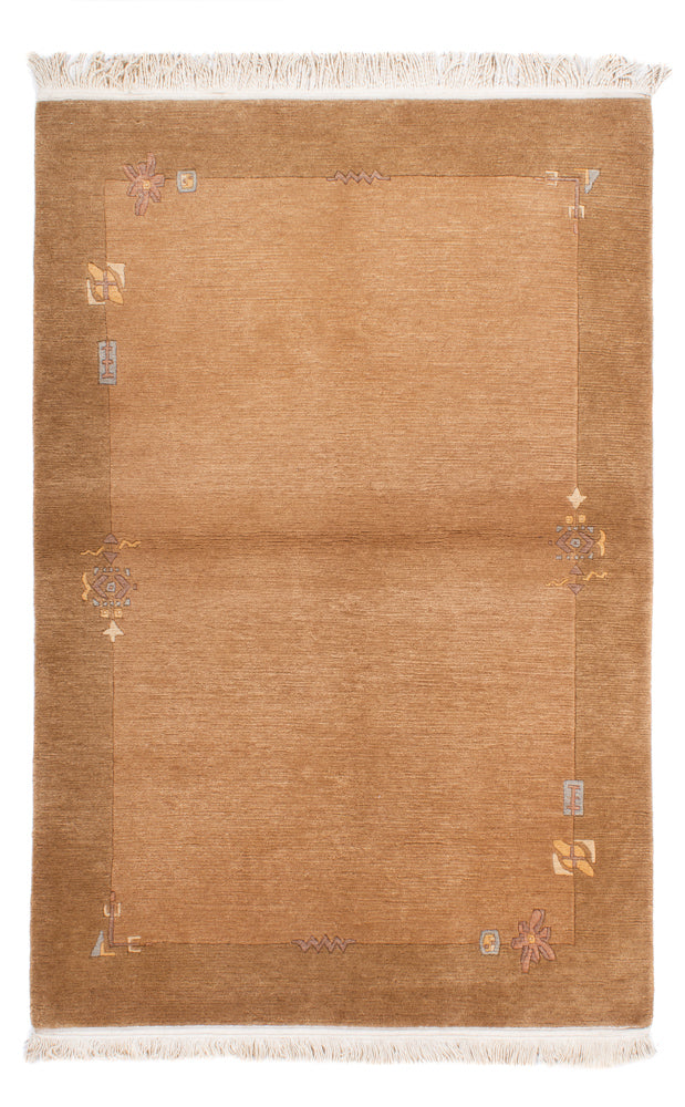 Nepal Tæppe - 178 x 121 cm - brun