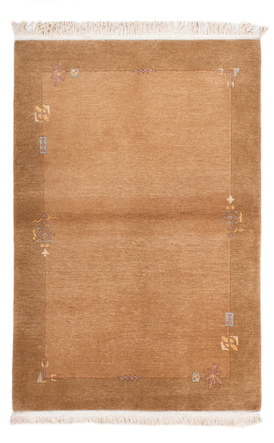 Nepal Tæppe - 178 x 121 cm - brun