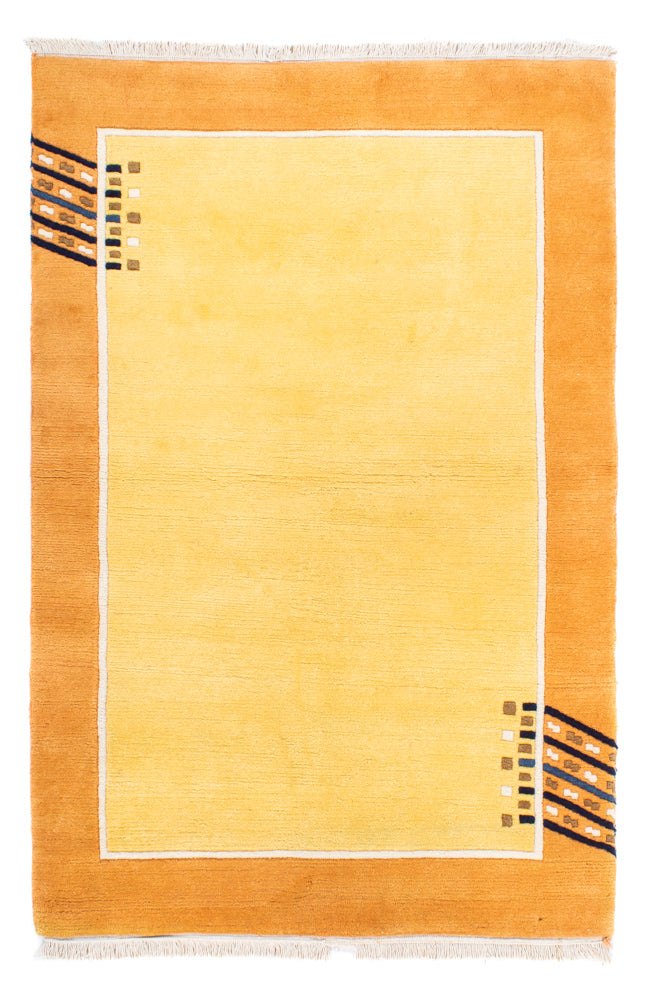 Nepal Tæppe - 180 x 120 cm - guld