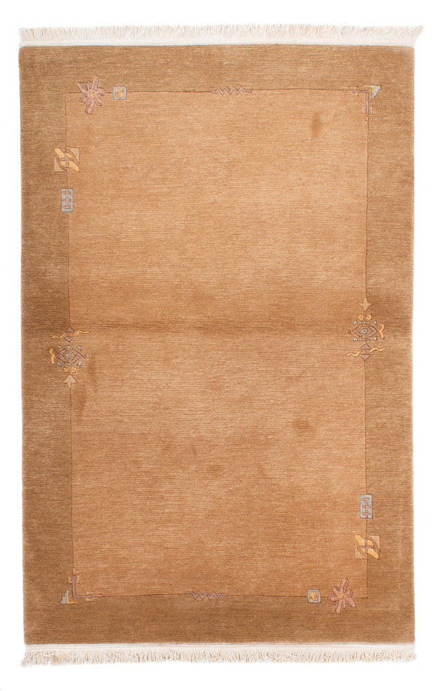 Nepal Tæppe - 185 x 121 cm - brun