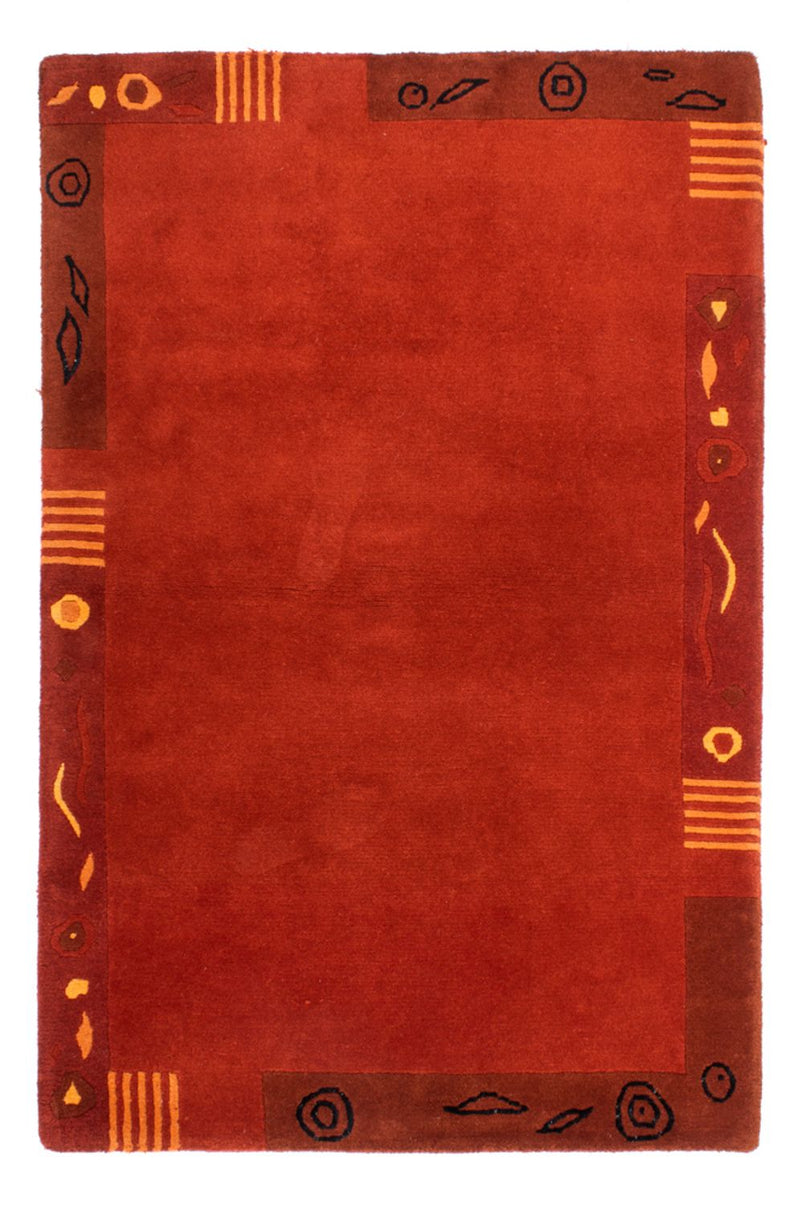 Nepal Tæppe - 180 x 120 cm - rød